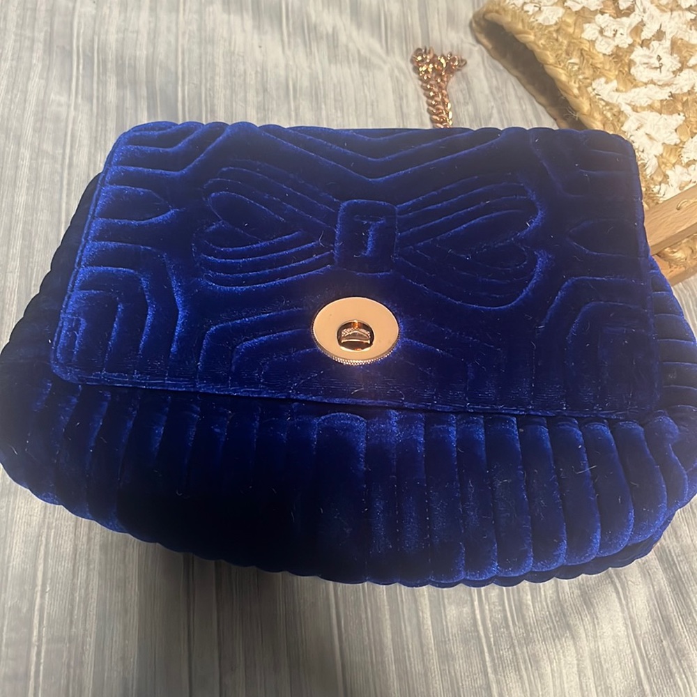 Ted baker : sued blue bag